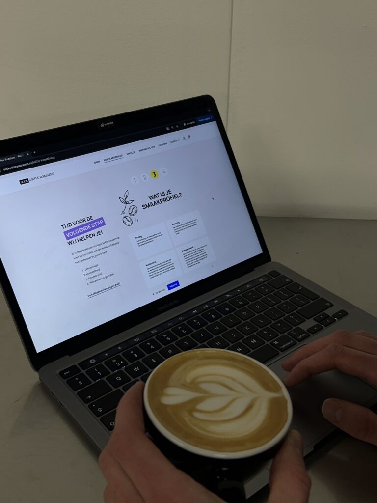 Digitale barista Koffiekeuzehulp